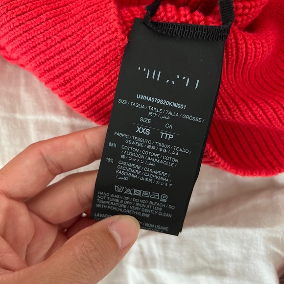 BEN TAVERNITI UNRAVEL PROJECT Red Sweater - Picture 13 of 14